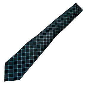 ALFANI Men's Check Striped Silk Tie